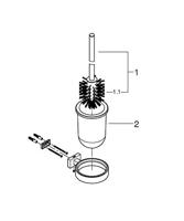 GROHE Essentials Cube Toiletborstelhouder - wandmontage - open - chroom 40513001 - thumbnail