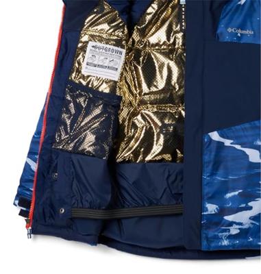 Columbia Mighty Mogul™ III Printed Wintersportjas Kinderen Mountain Blue S Columbia Mighty Mogul™ III Printed Wintersportjas Kinderen Mountain Blue S