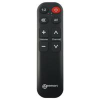 Geemarc TV-5 Universeel Afstandsbediening Zwart - thumbnail