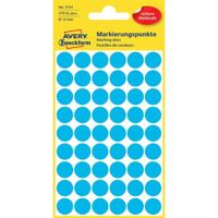 Etiket az 3142 rond 12mm blauw 270stuks - thumbnail