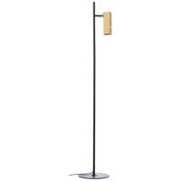 Brilliant VloerlampMarty zwart met goud - G80054/86 - thumbnail