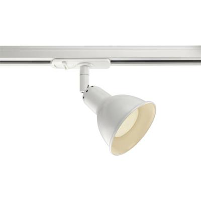 Plafondlamp winkelverlichting fasespoor wit &apos;Link single&apos; Nordlux GU10 1 licht metaal wit