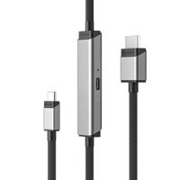 ALOGIC Ultra USB-C naar HDMI-kabel, 4K extern beeldscherm, 100W stroomvoorziening, Premium kwaliteit, nylon gevlochten kabel met metalen behuizing, compatibel met Windows, Mac en Chromebook-1M - thumbnail
