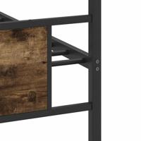 Bedframe zonder matras hout gerookt eikenkleurig 90x190 cm - thumbnail