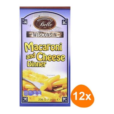 Mississippi Belle - Macaroni and Cheese Dinner - 12x 206g