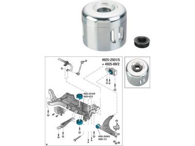 Hazet 4925-69/2 Silent lagergereedschapsset Hazet 4925-69/2 Silent lagergereedschapsset