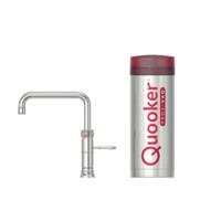 Quooker Classic Fusion Square Keukenkraan Set - Kokend Warm- en Koud Water - RVS - met COMBI+ Reservoir - thumbnail