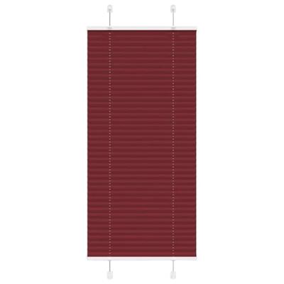 Pliss rolgordijn 65x100 cm stofbreedte 64,4 cm bordeauxrood Pliss rolgordijn 65x100 cm stofbreedte 64,4 cm bordeauxrood