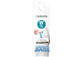 Brabantia PerfectFit Afvalzak Code W 5L 20 Stuks