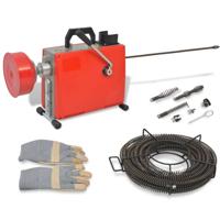 VidaXL Leidingreinigingsmachine 250 w 15 m x 16 mm 4,5 m x 9,5 mm - thumbnail