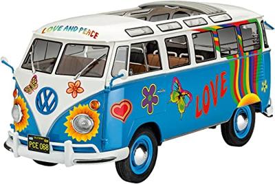 Revell 1/24 Volkswagen T1 Samba Bus Flower Power - thumbnail