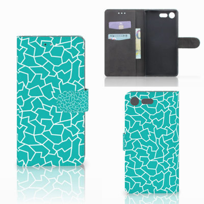 Sony Xperia XZ Premium Hoesje Cracks Blue Sony Xperia XZ Premium Hoesje Cracks Blue