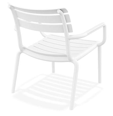 ALTEREGO AROMA Tuinstoel met armleuningen - Wit
