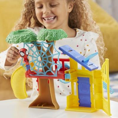 Spidey speeldoos met Spidey-beeldje van 10 cm, voor 3-jarigen, Marvel Spidey en zijn buitengewone vrienden