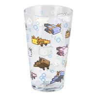 Minecraft Pint Glass Axolotl - thumbnail