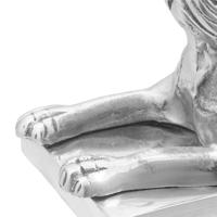 VidaXL Boekensteunen 2 pcs zilver 12 x 15 x 18 cm aluminium - thumbnail