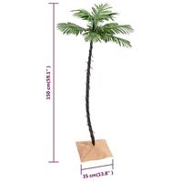 Palmboom LED 88 LED's warmwit 150 cm - thumbnail