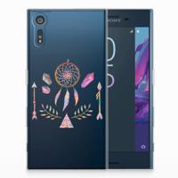 Sony Xperia XZs | XZ Telefoonhoesje met Naam Boho Dreamcatcher - thumbnail
