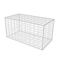 VidaXL Gabion mand 100x50x50 cm gegalvaniseerd staal - thumbnail