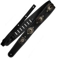 Richter 1565 Motörhead Concho Guitar Strap Black / Old Silver - thumbnail