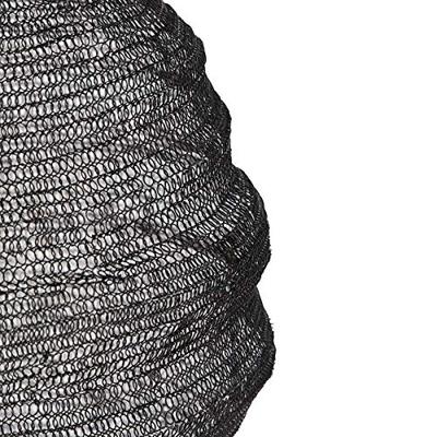 QAZQA Oosterse hanglamp zwart 45 cm - Nidum L