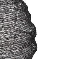 QAZQA Oosterse hanglamp zwart 45 cm - Nidum L - thumbnail