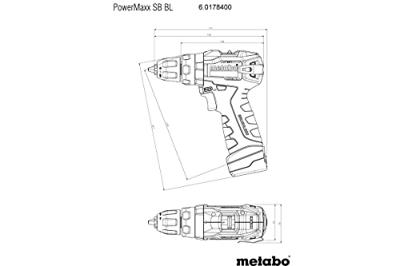 Metabo | powermaxx SB BL I | Accuklopboormachine | 12V | 2X2AH LI-POWER | In koffer Metabo | powermaxx SB BL I | Accuklopboormachine | 12V | 2X2AH LI-POWER | In koffer