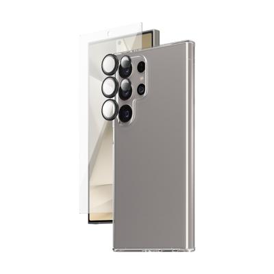 PanzerGlass 3-in-1 Bundle Edge2Edge Glass + Case + Lens Set (hoesje + beschermglas) Samsung Galaxy S24 Ultra