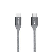 Nevox 1653 USB-kabel 1m USB 2.0 USB C grijs, zilver - thumbnail