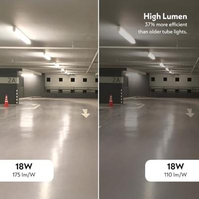 Set van 2 LED TL Buizen 120 cm - T8 (G13) - 18 Watt 3150 lumen - 175lm/W - High lumen - vervangt 105W (105W/860) - 6000K - flikkervrij Set van 2 LED TL Buizen 120 cm - T8 (G13) - 18 Watt 3150 lumen - 175lm/W - High lumen - vervangt 105W (105W/860) - 6000K - flikkervrij