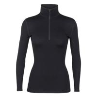 Icebreaker 260 Tech LS Half Zip Thermoshirt Dames Black L - thumbnail