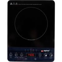 Alpina 1-pits inductiekookplaat 2000w zwart - thumbnail