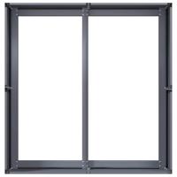 Plantenbak 80x80x40 cm koudgewalst staal antracietkleurig - thumbnail