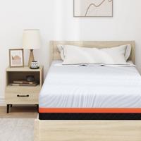 Matras Wit en Grijs 90 x 200 cm Traagschuim - thumbnail