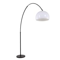 Steinhauer Vloerlamp Sparkled light 9831 zwart kap kunststof wit - thumbnail