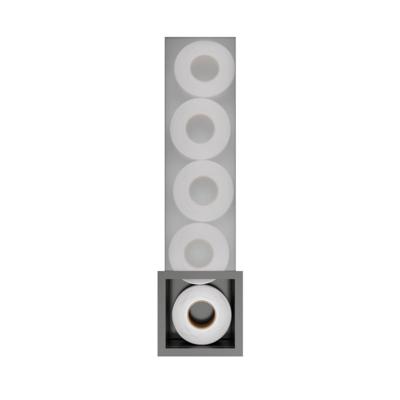 Hotbath &More Inbouw Reserverolhouder voor 6 Rollen - 74 x 209 x 14 cm - V05