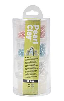 Pearl Clay ®, diverse kleuren, 3x25+38 gr, 1 set