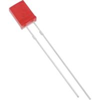 TRU COMPONENTS 1577439 Bedrade LED Rood Rechthoekig 2 x 5 mm 150 mcd 120 ° 20 mA - thumbnail