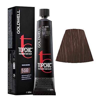 Goldwell Topchic Permanent Hair Color Haarverf 5GB Light Brown Golden Brown 60ml