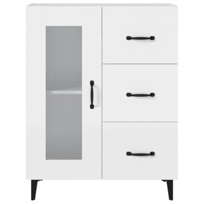 Dressoir 69,5x34x90 cm bewerkt hout wit