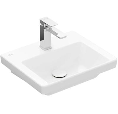 Fontein Villeroy & Boch Subway 3.0 Met CeramicPlus Zonder Overloop 45x37x14.5 cm Wit Alpin
