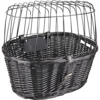 Hondenfietsmand Canna Klik Zwart Voorop 46.5 x 37.5 x 40.5 cm Flamingo Zwart - thumbnail