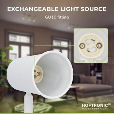 Riga - LED plafondlamp - 14 Watt 1200 Lumen - 3 spots - 2700K Warm wit - Draaibaar en dimbaar - GU10 - Kantelbaar - Plafondspot - IP20 Voor binnen - Wit Riga - LED plafondlamp - 14 Watt 1200 Lumen - 3 spots - 2700K Warm wit - Draaibaar en dimbaar - GU10 - Kantelbaar - Plafondspot - IP20 Voor binnen - Wit