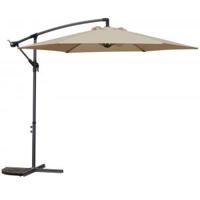 Zweefparasol Ibiza taupe 300 cm - thumbnail