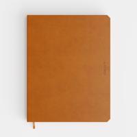 Notitieboek de KEMPEN Atlas 171x220mm blanco 192 pagina&apos;s 90gr bruin - thumbnail