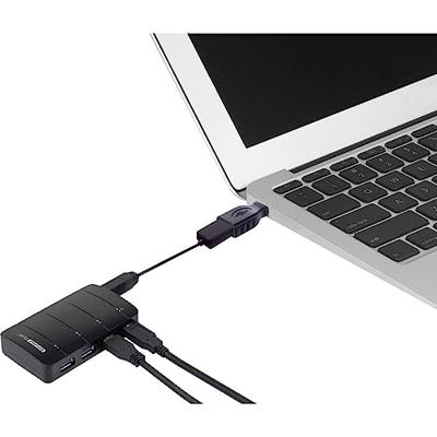 Renkforce USB 2.0 Adapter [1x USB-C stekker - 1x USB 2.0 bus A] rf-usba-10 Met OTG-functie, Vergulde steekcontacten