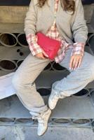 Jerome Dreyfuss crossbody Lulu M 47LULUMAG jacinthe - thumbnail