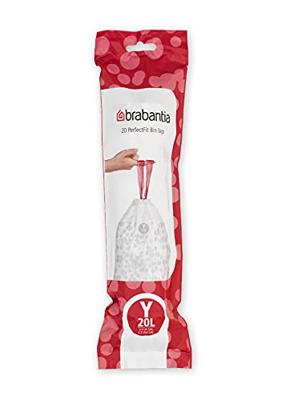 Brabantia Type Y PerfectFit Jaarverpakking Afvalzak 20 Liter - 120 Stuks