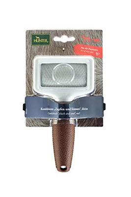 HUNTER SPA Combiborstel, plukken en kammen, voor honden en katten, 18,0 x 9,5 cm, S