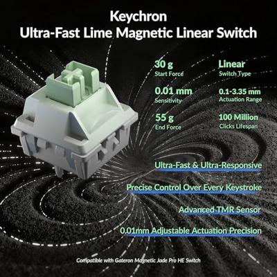 Keychron Q2 HE 8K Lime toetsenbord